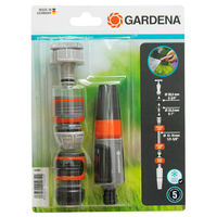 【散水用品】GARDENA 散水システム基本セット 蛇口連結セット 工具不要 18291-20 1台