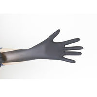 ミズムジャパン MISM クリーンニトリル手袋L 粉なし 100枚入り ブラック 【食品衛生法適合】 1箱（直送品）