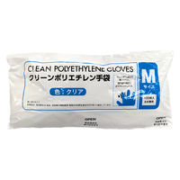ミズムジャパン MISM ポリエチレン手袋 M 粉なし 100枚入り クリア 【食品衛生法適合】 1箱（直送品）