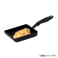 ベストコ 卵焼き フライパン 13×18cm IH ガス火対応 ブラック NQー0364 1個