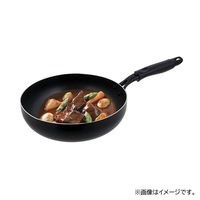 ベストコ フライパン 深型 28cm IH ガス火対応 ブラック NQー0363 1個