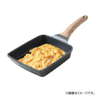 LIV PLUS CAROTE（カローテ） 卵焼き器 14×18cm IH ガス火対応 ブラック NMー5106 1個