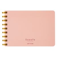 コクヨ スーファ ソフトリングノート メモサイズ 桃 メーSV778S4ーP 1セット（1冊×3）