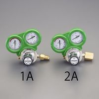 エスコ 酸素調整器(関東式・雌ネジ/保護カバー付) EA316AA-2A 1個（直送品）