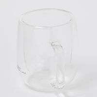 ダブルウォールグラスマグカップ クリア LAKOLE/ラコレ