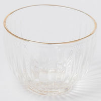 GOLDラインガラス小鉢C クリア 1セット（1個×2） LAKOLE/ラコレ