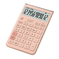 カシオ デザイン電卓 Comfy　JTー200TーPKーN　グレイッシュピンク JTー200TーPKーN 1台