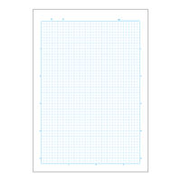 日本ノート 学習帳 スクールライン+ A4 5mm方眼罫 ブルー 30枚 LAP5B 1冊