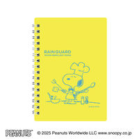 日本ノート リングメモ レインガード スヌーピー A6 7mm40枚 イエロー SWP87Y 1セット(1冊×3)