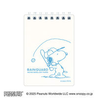 日本ノート リングメモ レインガード スヌーピー A7 7mm40枚 ホワイト SWP59W 1セット(1冊×3)