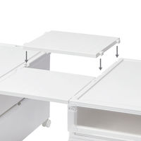 【引き出し収納】  天馬　フィッツケース アドバンス 連結棚 ハーフ 74ー39　ホワイト　1箱（2枚入）