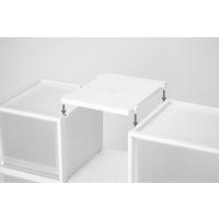 【引き出し収納】  天馬フィッツケース　マルチ　連結棚　40ー30ホワイト　1枚