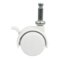 【引き出し収納】  天馬差込式キャスター  CSPー30ホワイト　1袋（4個入）