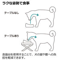 たためるペットテーブル ダブル ベージュ 1個 リッチェル 犬用（わけあり品）