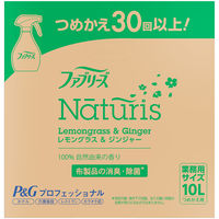 ファブリーズ ナチュリス 布用 消臭スプレー レモングラス＆ジンジャー 詰め替え10L（バックインボックス）1個 P&G
