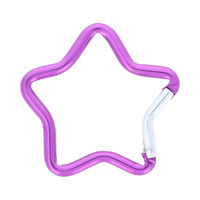 清原 カラビナ スター 2個入 OSH-01_PU 1セット(3袋)（直送品）