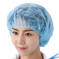 オオサキメディカル サージカルキャップ No.3 ブルー 51613  使い捨て　帽子　不織布　感染予防　1箱（25枚入）