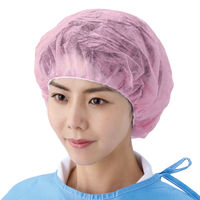 オオサキメディカル サージカルキャップ No.3 ピンク 51612  使い捨て　帽子　不織布　感染予防  1箱（25枚入）