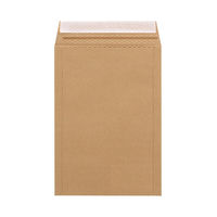 HEIKO 紙製クッション付き宅配平袋 茶 220×310mm 封かんシール付 1セット（1袋（10枚入）×10） 004192027