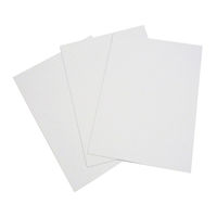 シモジマ 板ダンボール 片面白 A2 寸法：594×420mm 紙厚：1.5mm 1セット（1梱包（20枚入）×5） FB25-0020-AS