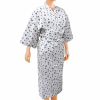 オオサキメディカル プラスハート 着ごこちの良い ガーゼねまき 婦人 S 紺 74515 1枚