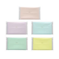 ティッシュペーパー 2枚重ね 1箱（12枚入×300個）パステルカラーふんわりやわらか水流ポケット6組 カードホルダー付き 河野製紙