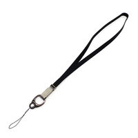 エアージェイ カラビナ&スライドネックストラップ ANP-CRS BK 1個（直送品）