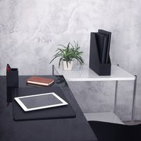 伊藤忠リーテイルリンク 合皮製ボックスファイル A4サイズ BX-425 1セット(1個×3)