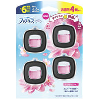 (旧品)ファブリーズ 車用 イージークリップ フローラルブリーズ 1セット（1パック（4個入）×6） 消臭剤 芳香剤 P＆G