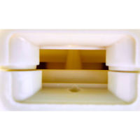 トラスコ中山 平形スモールプラグ(乳白) TMP2539W1 1個