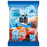 オリヒロ ぷるんとアイス　ソーダ＋コーラ 1セット（1袋（12個入）×12）　凍らせるなめらかアイス