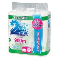 トイレットペーパー 18ロール バルプ 花の香り ダブル 50m エルモアピコ 2倍巻 1セット（18巻入×6）カミ商事