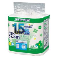 トイレットペーパー 8ロール バルプ 花の香り ダブル 37.5m エルモアピコ 1.5倍巻 1セット（1パック（8ロール入）×8）カミ商事