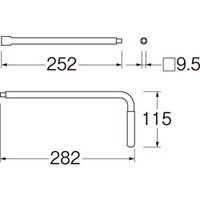 SANEI 立水栓締付工具セット R3510S 1個（直送品） - アスクル