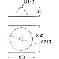 SANEI 回転シャワーヘッド S1040F2 1個（直送品）