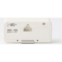 無印良品 デジタル時計 小（アラーム機能付） ホワイト 型番：MJ-DCSW1 良品計画