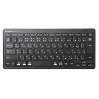 エレコム Bluetoothミニキーボード/パンタグラフ式/薄型/マルチOS TK-FBP100BK 1個