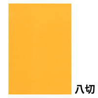 大王製紙 色画用紙 八切 フレッシュカラー みかん 1袋（100枚入） A-781