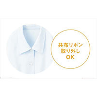 レディスブラウス（半袖） 21号 白系 GBSL-1452-A6-21 1着 サーヴォ（旧サンペックスイスト）（直送品）