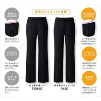 レディスパンツ 7号 黒 GPAL-1401-B9-07 1着 サーヴォ（旧サンペックスイスト）（直送品）