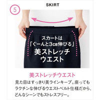 Aラインスカート 15号 黒系 GSKL-1557-B6-15 1着 サーヴォ（旧サンペックスイスト）（直送品）