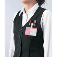 レディスベスト 7号 黒系 GVEL-1660-B6-07 1着 サーヴォ（旧サンペックスイスト）（直送品）