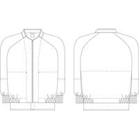 ユニフォーム　ホワイト　M　KZN406-50　1着　KAZEN