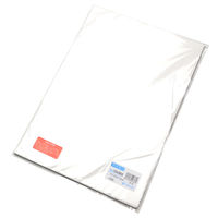 ササガワ POP用紙 みの判 白 アミ目入 12A2903 1冊(50枚)