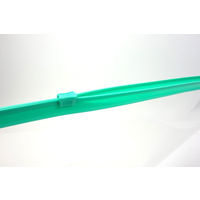 コクヨ カラーソフトクリヤーケースC 軟質タイプ B5 緑 チャック・マチ クケ-325G 1セット(1枚×6)