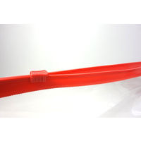 コクヨ カラーソフトクリヤーケースC 軟質タイプ B5 赤 チャック・マチ クケ-325R 1セット(1枚×6)