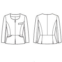 ボンマックス BONOFFICE ジャケット ブラック 13号 BCJ0112-16-13（直送品）