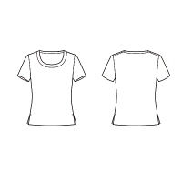 ボンマックス BONOFFICE 衿ぐり切替え半袖ニット ブラック 17号 BCK7302-16-17（直送品）