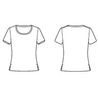 ボンマックス ラウンドネック半袖ニット ブラック 11号 BCK7304-16-11 1着