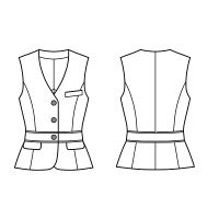 ボンマックス BONOFFICE ベスト ネイビー 21号 BCV1102-8-21（直送品）